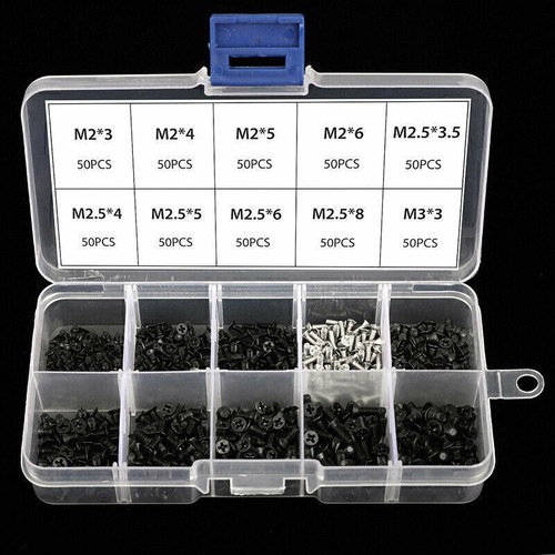Assortment 500pcs Laptop Computer Screws For HP Dell Lenovo Sony Toshiba SAMSUNG