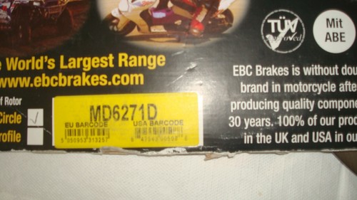 Rotor de freno EBC MD6271D frenos - Imagen 4 de 4