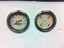 Gauges Set 3 38 Quad Mechanical Shark Street Rod Hot Rod Universal Gauges Set 3 38 Quad Mechanical Shark Street Rod Hot Rod Universal
