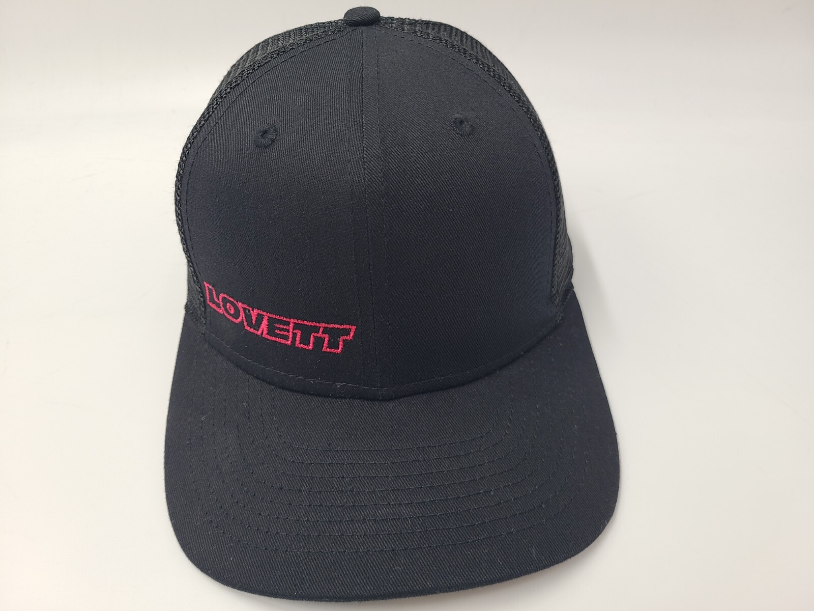 Lovett New Era 9Fifty Mesh Trucker Snapback Hat Cap Lyle Men Women Black Pink