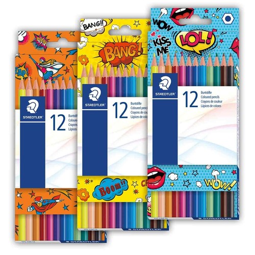 POSTEN 72 PACK. STAEDTLER Buntstifte Comic 12er Holzstifte Stifte Malstifte