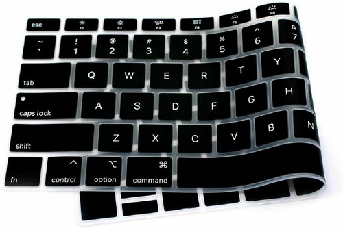 Soft Silicone Keyboard Cover Skin for MacBook Pro 14 16 inch 2021 M1 Pro Max - Picture 7 of 26