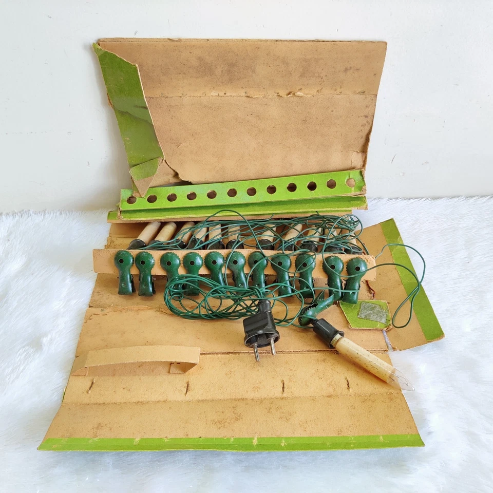 1940 Vintage Selum Bulb Set Glass Christmas Light Bulbs Japan Collectible 490 - Image 4 of 4