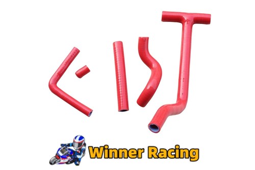 Fit Beta RR 2T 125/200/250/300 2020-2023 RADIATOR HOSE Thermostat Bypass RED - Picture 2 of 3