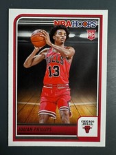2023-24 Julian Phillips Panini NBA Hoops Rookie Card #256 Chicago Bulls (JP2). rookie card picture