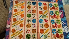 HAMBLY STUDIOS STICKERS Lot  Sports Soccer Baseball Football Tennis