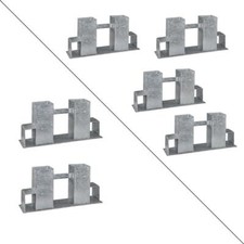 Brennholzstapelhilfe Stapelhilfe Kaminholzablage 2er / 4er Set Holzstapelhalter