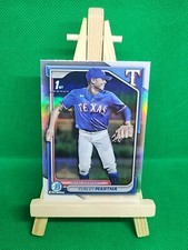 2024 Bowman Chrome Prospects Refractor Curley Martha #'d 357/499 - TEXAS RANGERS