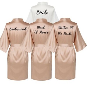 silk robe bridesmaid
