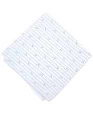 Bar IiiMen  s Tossed Tulip Pocket Square White 