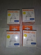 Thinkbaby Stage 2 - Cross Cut - Med Flow w/ Venting System, Natural, 3-6 Months