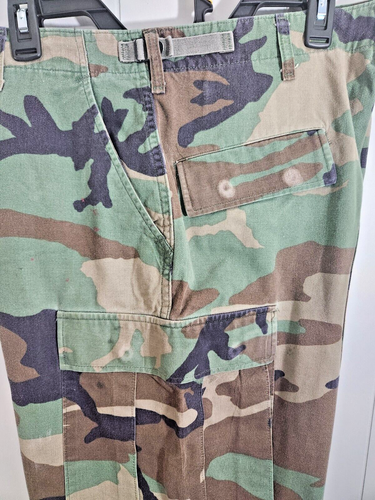 Men's Camo Woodland Pattern Combat/Hunting Pants/Military Fatigues - Picture 9 of 9