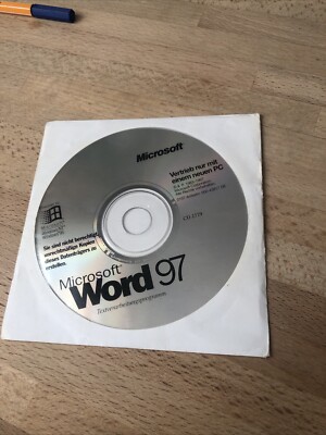 Microsoft Word 97 entwickelt für WinNT 95 CD 2779 Vintage Only Disc