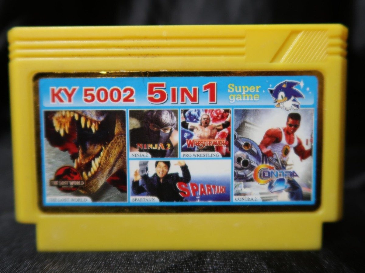 SpartanX, NInja 2 etc. - Famiclone cartridge Famicom Nes 60
