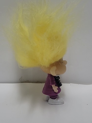 Snaps 1993 Burger King Troll Glows in the Dark Purple Vtg 90s Toy - Picture 6 of 9