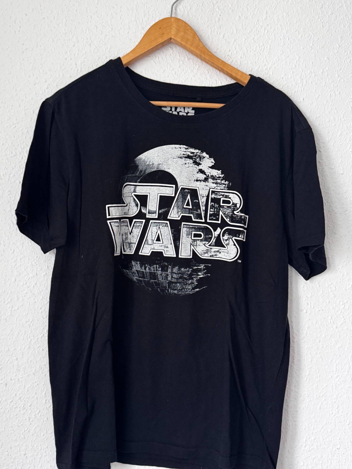 Official Star Wars Death Star Graphic T-Shirt - Black - Men’s Size XL - Lucasfil image 2