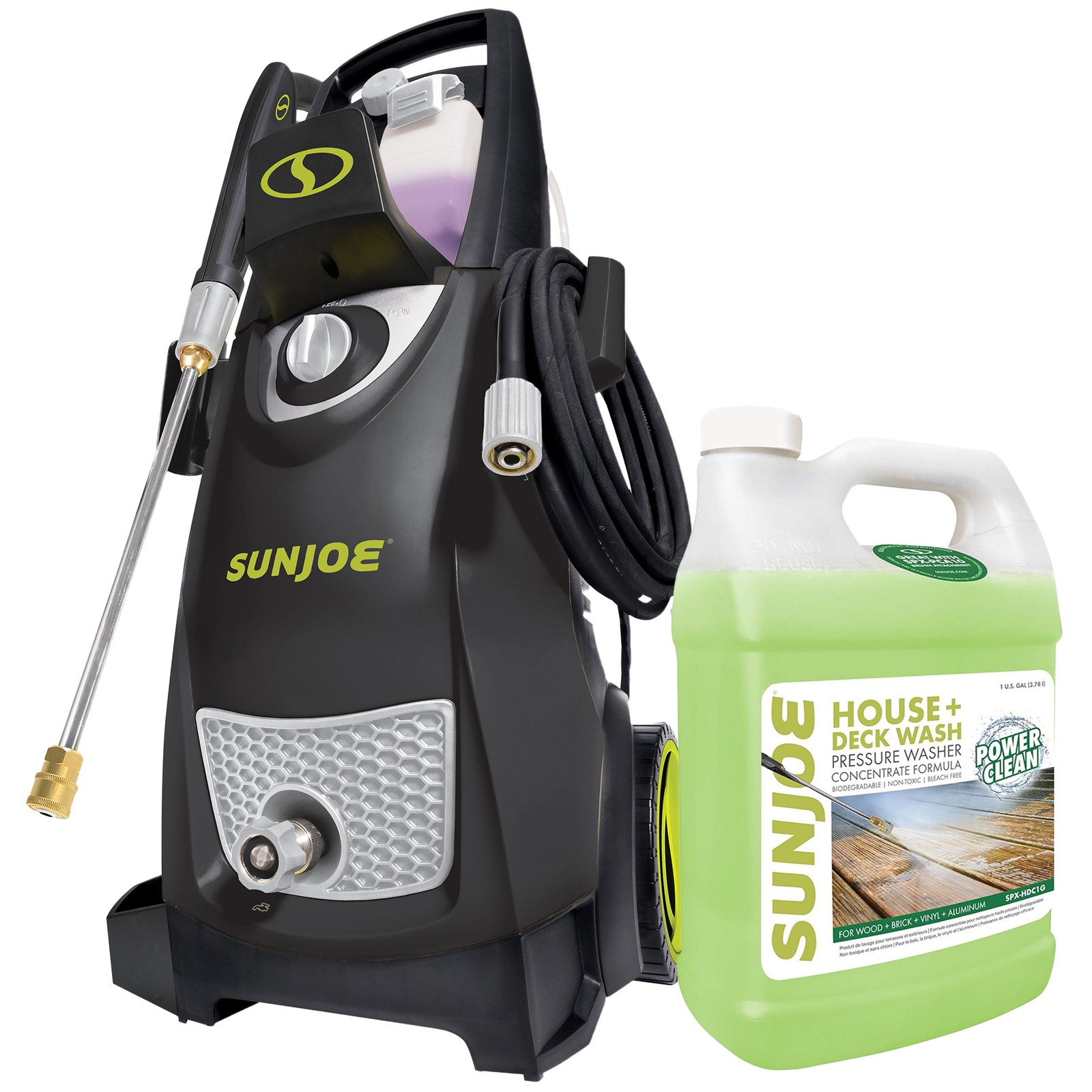 Sun Joe Electric Pressure Power Washer, Heavy-Duty, Cleaning Machine for Patios