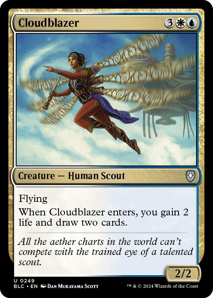 Cloudblazer Uncommon 249 BLC Commander: Bloomburrow NM