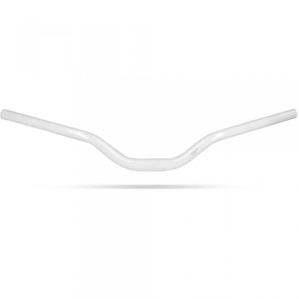 Guidon alu blanc 66.5cm TNT Ø28mm pour transformer un poste de pilotage de scooter