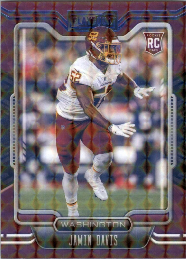 2021 Panini Playbook Mosaic #147 Jamin Davis - FB