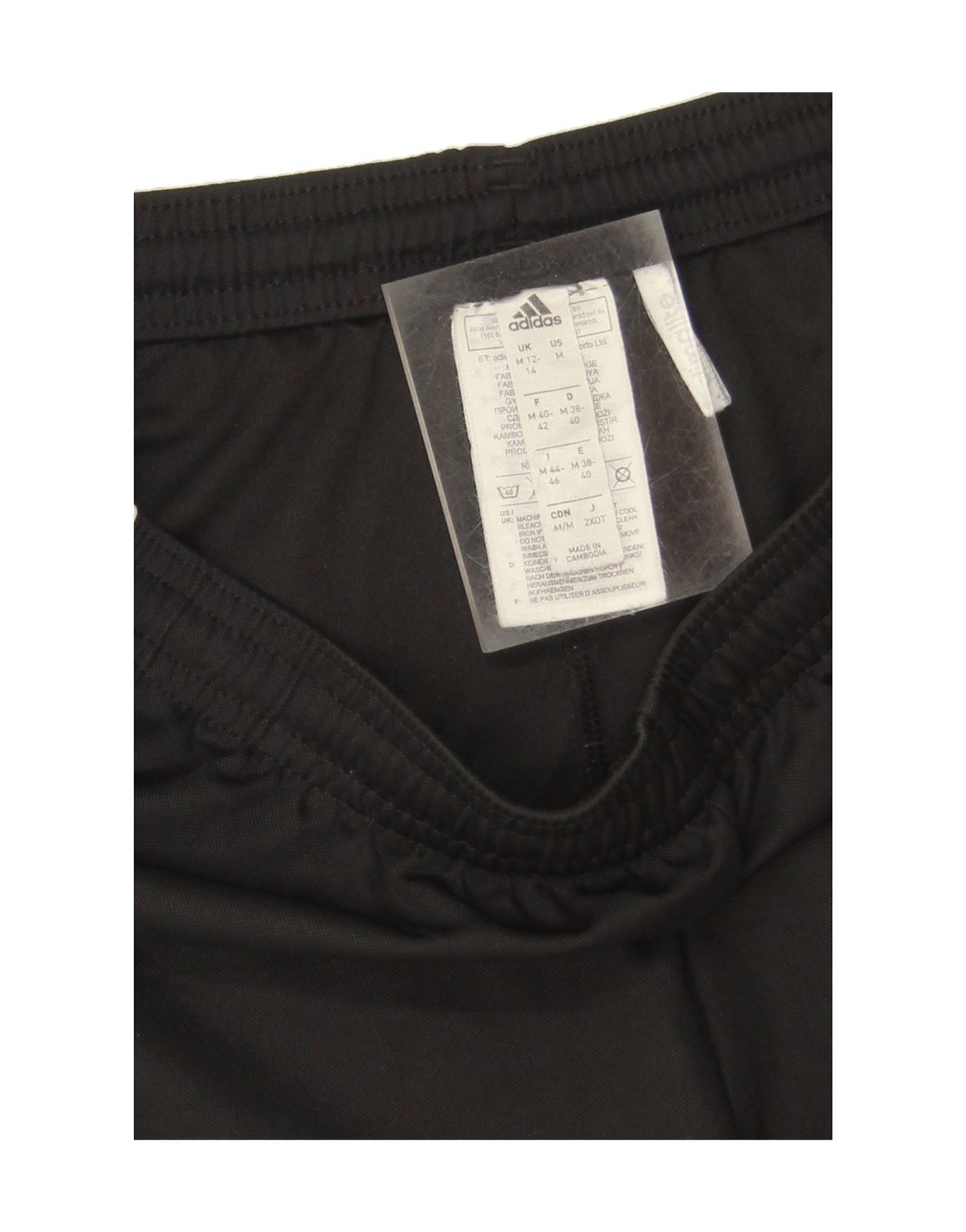 ADIDAS Womens Climalite Sport Shorts UK 12/14 Medium  Black Polyester DS27 thumbnail 3
