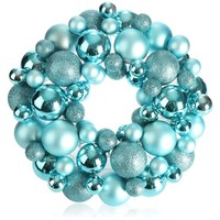 Weihnachtsdeko TüRkranz Adventskranz Christbaumschmuck Blau Ø 32 Cm Weihnachten