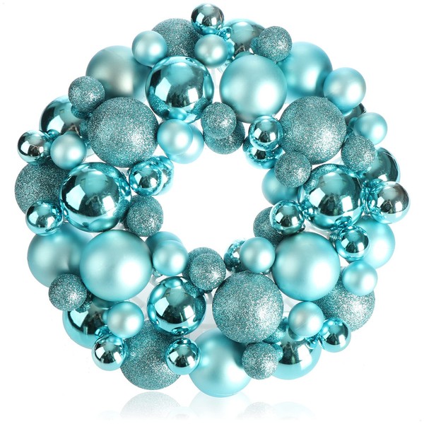 Weihnachtsdeko TüRkranz Adventskranz Christbaumschmuck Blau Ø 32 Cm Weihnachten-image