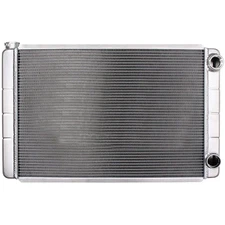 204124 Race Pro Radiator - 31 x 19 GM Double Pass With Threaded Inlet