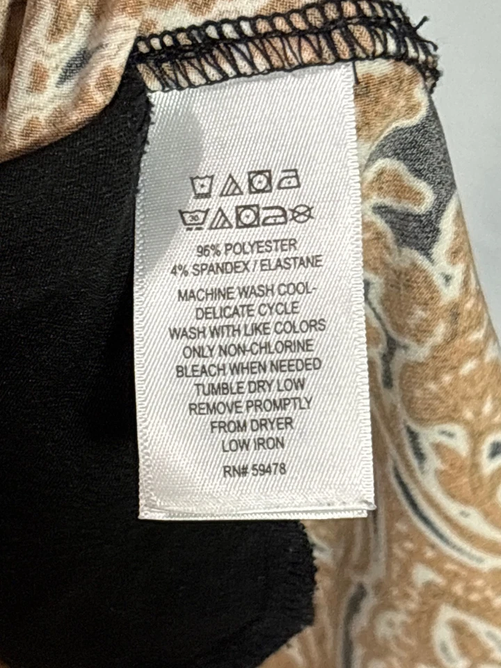 Vestido Nicole Miller Sin Mangas Cachemira Línea A Bolsillos Talla S Hasta la Rodilla Foto 4 de 4