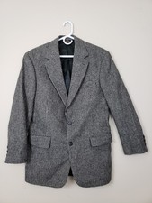 Vtg Brooks Brothers Mens Blazer Size 38 Sport Coat Houndstooth Camel Hair Gorp