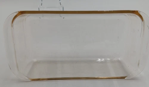 Vintage PYREX (all Caps) #213 Clear Glass Loaf Pan 8.5X4.5X2.5