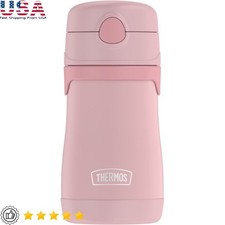 Baby Vacuum Insulated Stainless Steel Straw Bottle BPA Free Cold Retention New