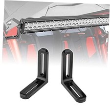 Upper Roof Light Bar Bracket Mounts Adjustable for 40"-42" Curved/Straight