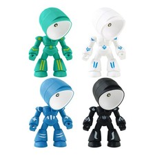 Cute LED Hero Table Lamp Mini Portable Cool Mecha Cute Robot Night Light Bedroom