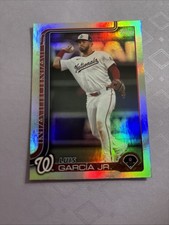 2025 Topps Series 1 Rainbow Foil #9 Luis Garcia Jr. Washington Nationals