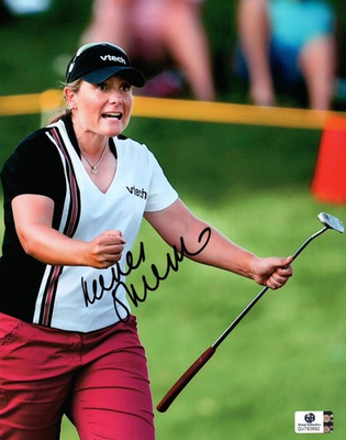 #ad Karen Stupples Signed Autographed 8X10 Photo LPGA Golfer Fist Pump Putt GV793892 $29.99