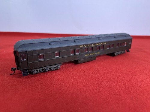 Juego de 2 vagones de tren HO Athearn: equipaje 1827 y vagón de pasajeros Pullman con Kadee Cplr - Imagen 15 de 21