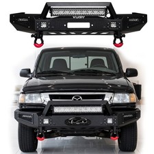 For 1998-2010 Mazda B-series Front Bumper With Winch Plate And 5xled Lights