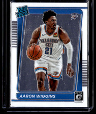 2021-22 Donruss Optic Aaron Wiggins Oklahoma City Thunder #191