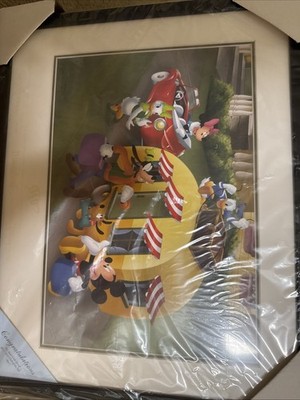 On Our Way To Disney Destinations Fun- Lithograph. Edition Size 1,595
