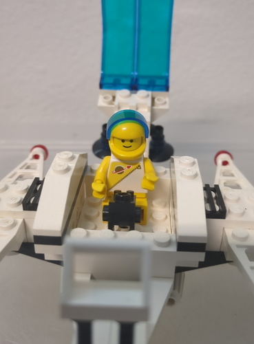 Juego espacial LEGO vintage casi nuevo 6875 Futuron aerodeslizador completo con caja, manual - Imagen 4 de 9