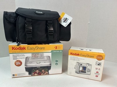 Kodak EasyShare Bundle Series 3 Printer Dock C533 Digital Camera Travel Bag