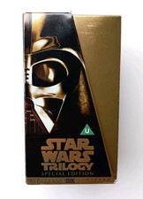 Star Wars Trilogy Special Edition Gold Box Set Vhs 1997 CHECKED See description