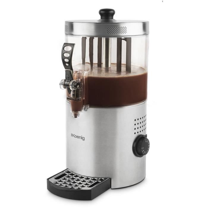 Chocolatière électrique HKOENIG SHK800 avec mélangeur rotatif 3L 1200W