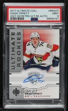 2017 Ultimate Collection 2007-08 Retro Rookies Owen Tippett PSA 9 MINT Auto 19yv