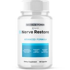 (1 Pack) Nerve Restore Nootropic All Natural Super Nerve Supplement 60 Capsules