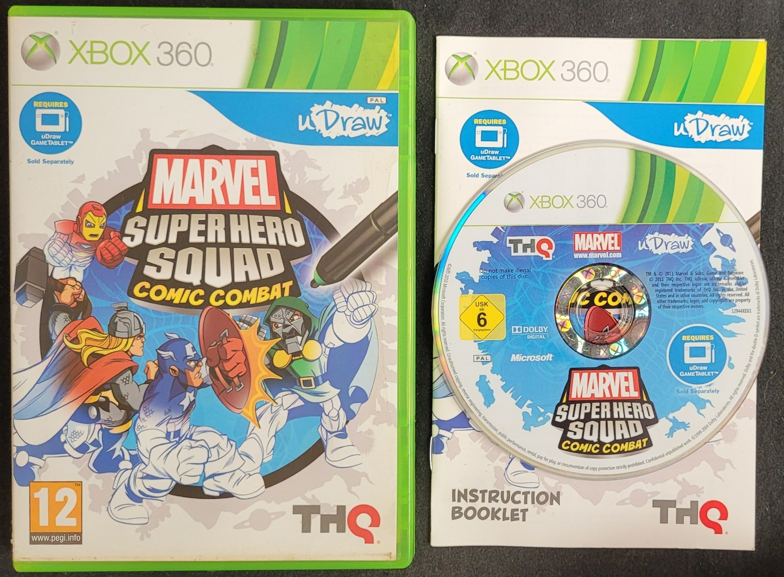 uDraw Marvel Super Hero Squad: Comic Combat - Xbox 360 - Same Day Dispatch !!