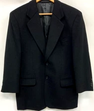CROSS HAVEN Black Blazer Jacket Classic Fit 2-Button Size M