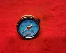 New Nos Nitrous 1.5 Nitrous Pressure Gauge W 18npt Solenoid Mount Fitting