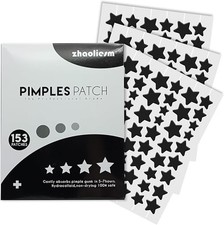 Black Star Pimple Patches for Face, 153 CT Hydrocolloid Acne Patches